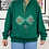 Thumbnail: Green Retro Golf Polo Sweater